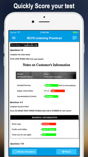 Imagen 1 para TOTAL IELTS Listening Pra…