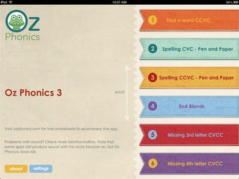 Image 0 for Oz Phonics 3 - Consonant …