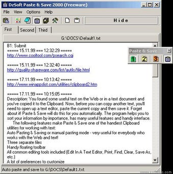 Imagen 0 para DzSoft Paste & Save