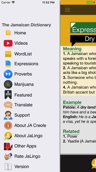 Image 0 for JaLingo - Jamaican Dictio…