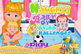 Image 0 for Naughty Baby Boy Crying C…