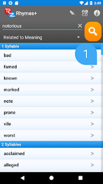 Image 0 for RhymeZone Rhyming Diction…