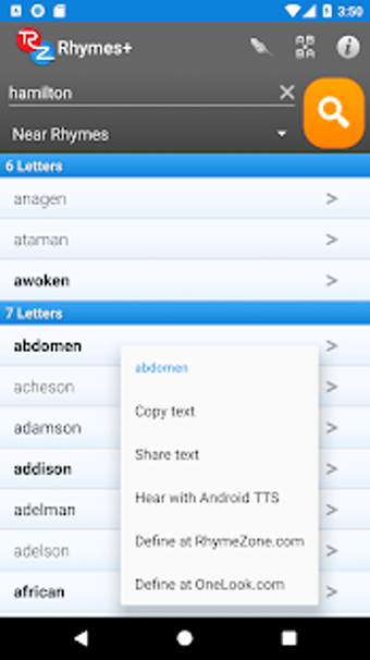 Image 1 for RhymeZone Rhyming Diction…