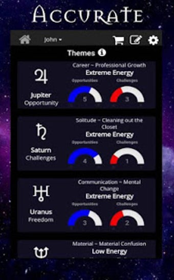 Image 3 for AstroMatrix Birth Chart S…