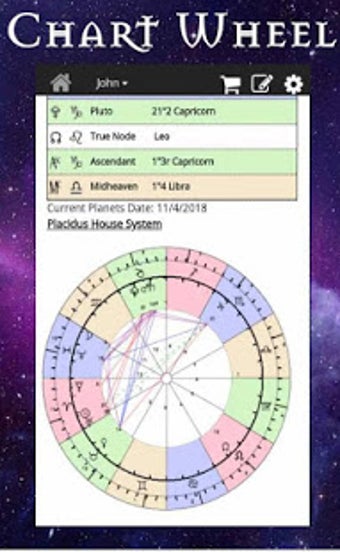 Image 1 for AstroMatrix Birth Chart S…