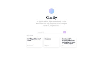 Imagen 0 para Clarity.gs