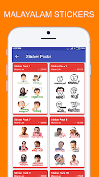 Imagen 2 para WAStickerApp Malayalam St…