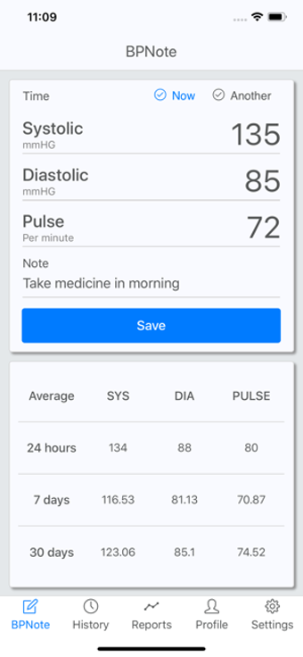 Image 0 for BPNote: A Blood Pressure …