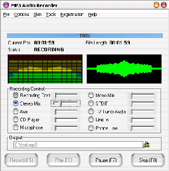 Imagen 0 para MP3 Audio Recorder Profes…