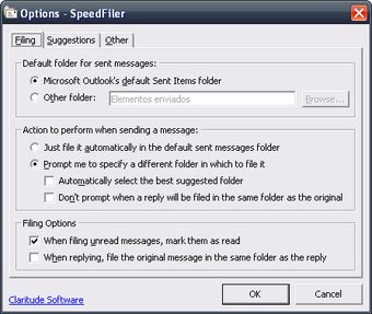 Image 0 for SpeedFiler for Outlook