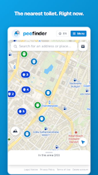 Image 0 for PeeFinder: Find a Toilet