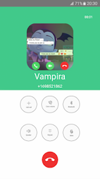 Imagen 1 para Fake Call Video : Vampiri…