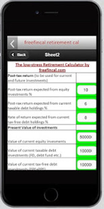 Image 0 for Freefincal Retirement Pla…
