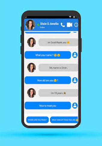 Image 1 for Dixie D'amelio fake call