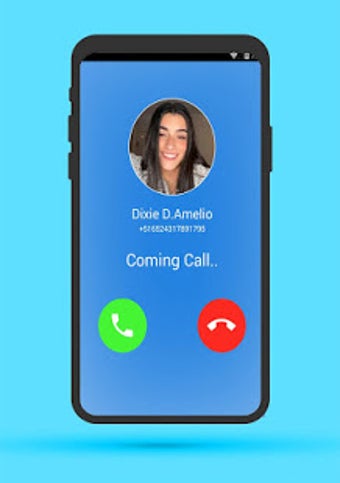 Image 0 for Dixie D'amelio fake call