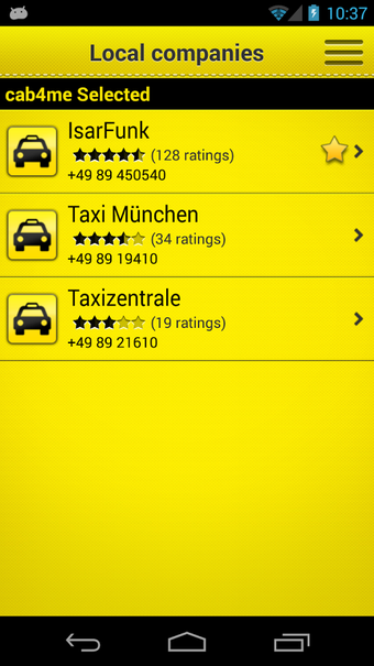 Imagen 1 para cab4me taxi finder