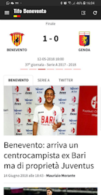 Image 1 for Tifo Benevento