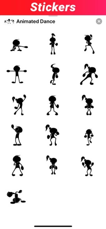 Imagen 2 para Animated Dancing Stickers…