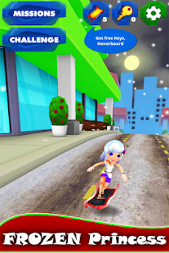 Imagen 1 para Ice Princess Run 3D Endle…