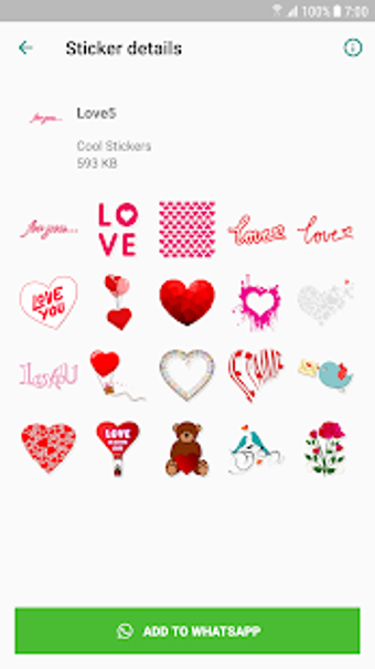 Imagen 3 para Love Stickers - WASticker…