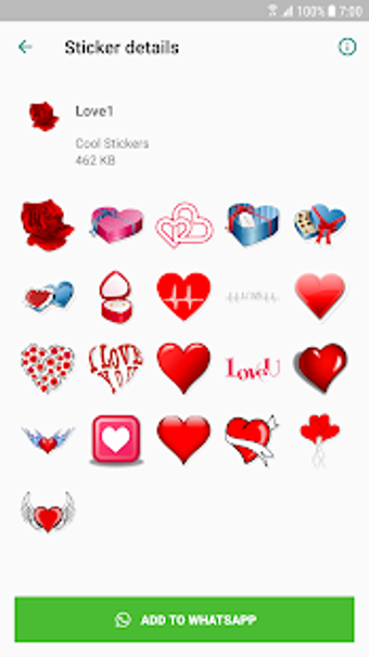 Imagen 2 para Love Stickers - WASticker…