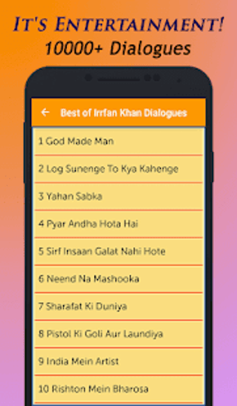 Image 0 for Best of Irrfan Khan Dialo…