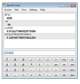 Image 0 for SpeedCrunch