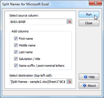 Image 0 for Split Names for Microsoft…