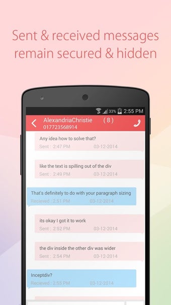 Image 7 for Hide SMS and Call Recorde…