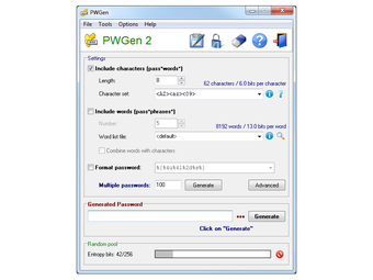 Imagen 0 para PWGen Portable