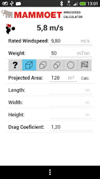 Image 0 for Mammoet Windspeed Calcula…
