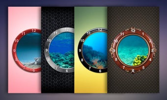 Imagen 1 para Clock Aquarium Live Wallp…