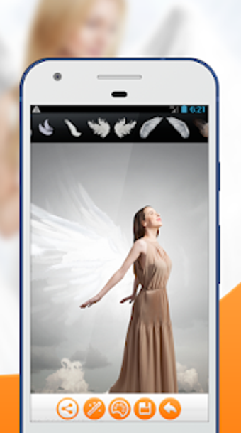 Imagen 1 para Angel Wings Photo Editor