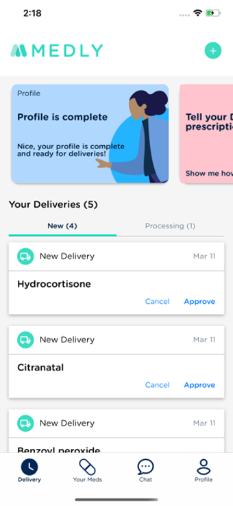 Image 0 for Medly - Pharmacy Delivery