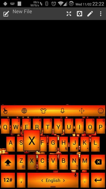Imagen 2 para Theme TouchPal Led Orange