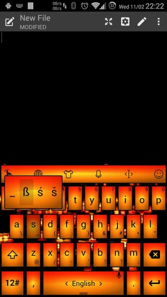 Imagen 1 para Theme TouchPal Led Orange