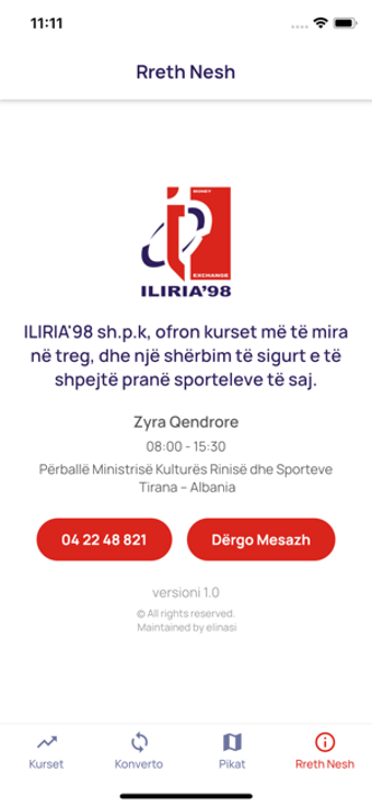 Image 0 for Iliria'98 Money Exchange