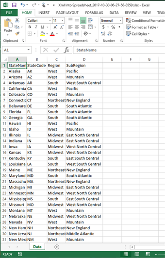 Image 3 for Xml Into Spreadsheet for …