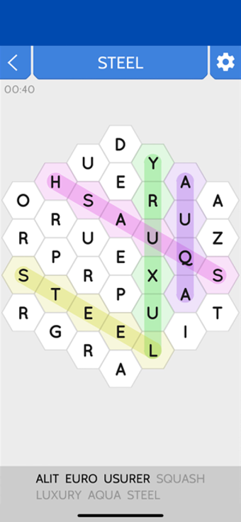 Image 1 for Word Search Hexagons