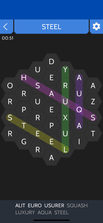 Image 3 for Word Search Hexagons
