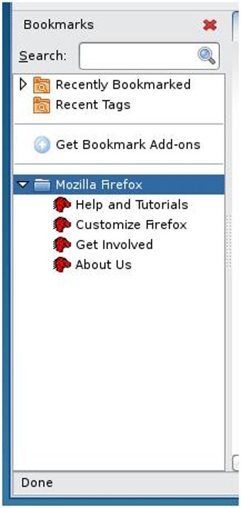 Image 0 for Old Bookmarks Sidebar
