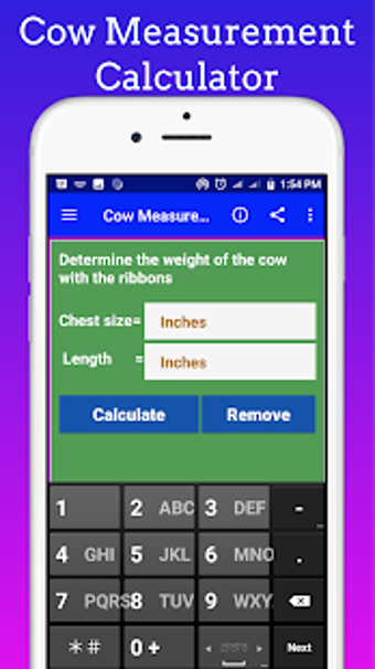 Image 0 for Cow Measurement Calculato…