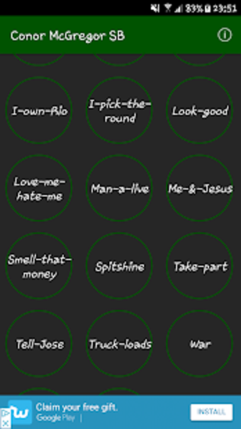 Image 1 for Conor McGregor Soundboard