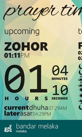 Imagen 1 para Malaysia Prayer Times for…