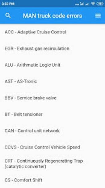 Image 0 for MAN Truck Fault Code Erro…