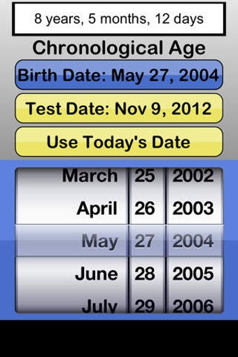 Image 0 for #1 Chronological Age Calc…