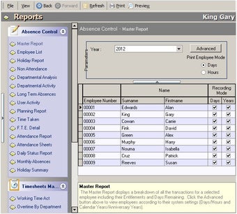 Image 0 for Absence Management System