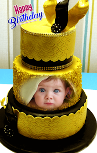 Imagen 2 para Happy Birthday Cake Frame…