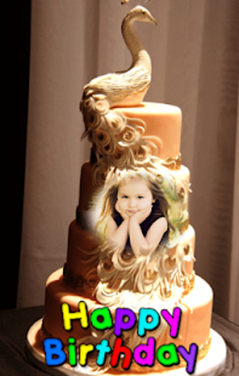 Imagen 1 para Happy Birthday Cake Frame…