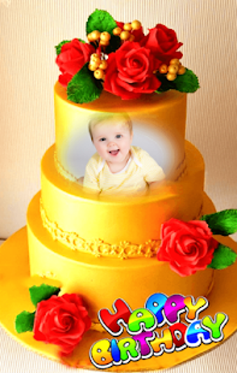 Imagen 3 para Happy Birthday Cake Frame…
